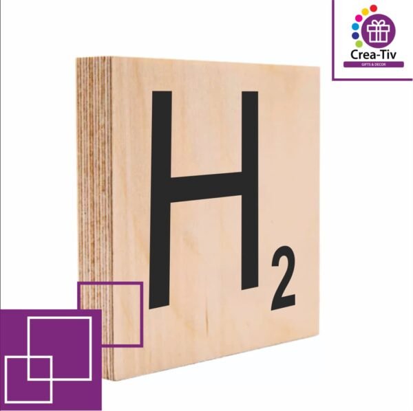 SCRABBLE BLOCK H