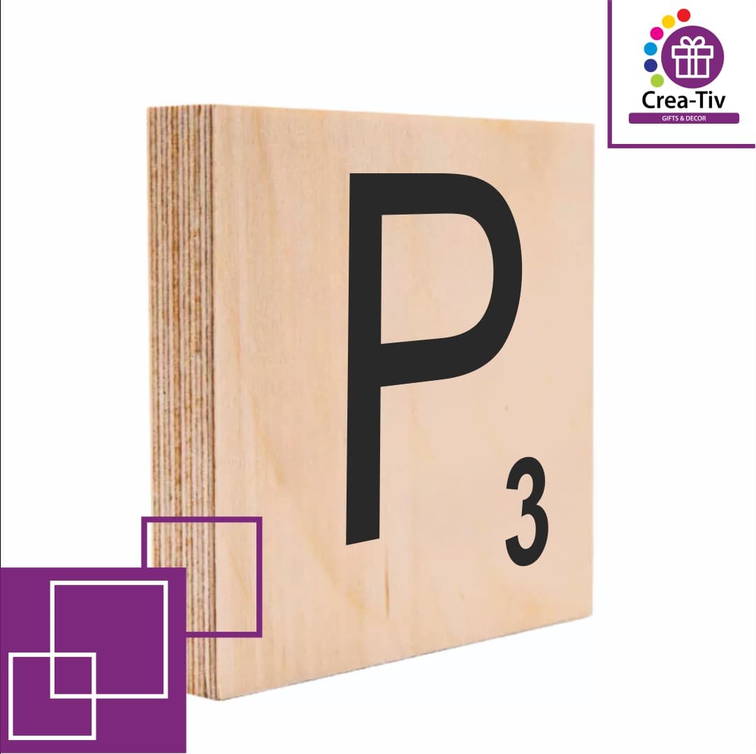 SCRABBLE BLOCK P