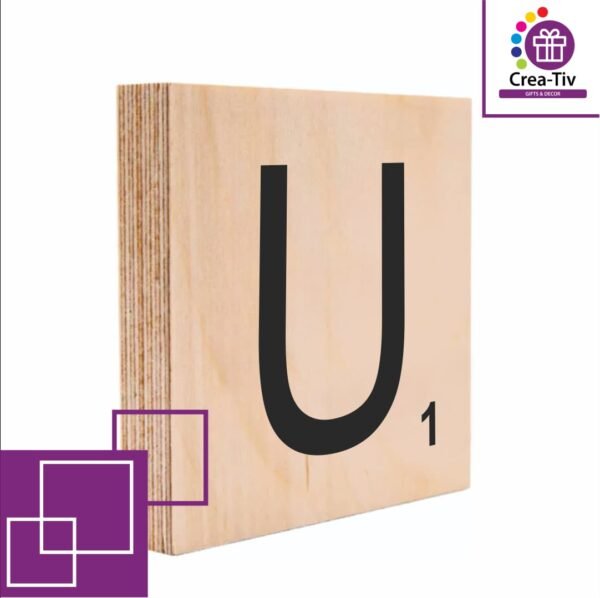 SCRABBLE BLOCK U