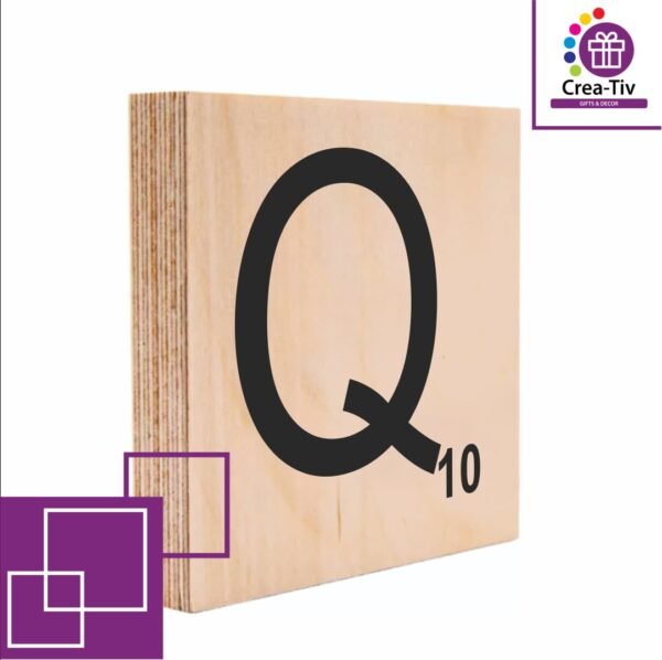SCRABBLE BLOCK Q
