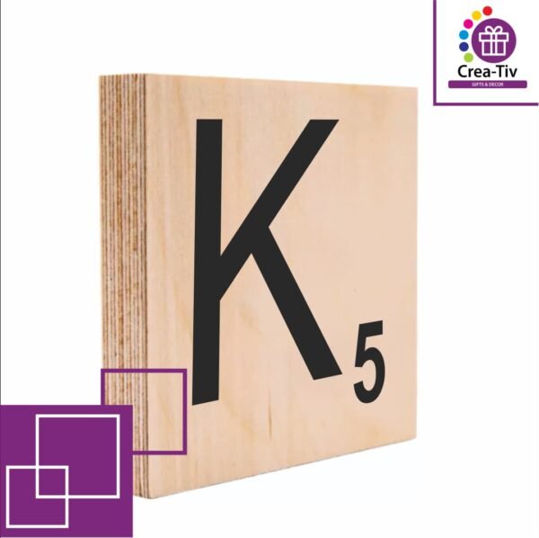 SCRABBLE BLOCK K