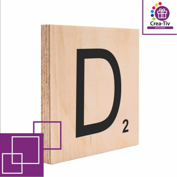 SCRABBLE BLOCK D