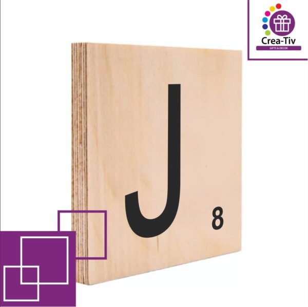 SCRABBLE BLOCK J