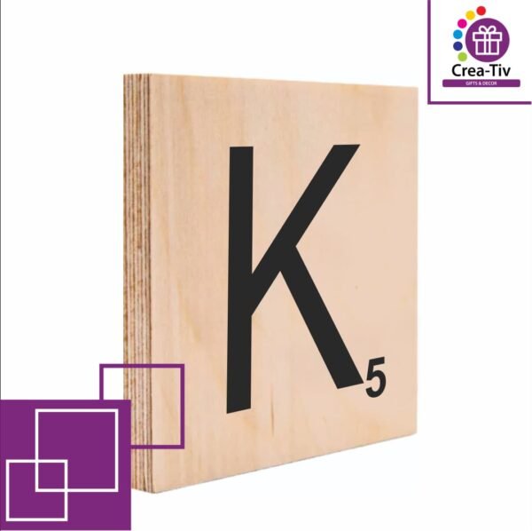 SCRABBLE BLOCK K