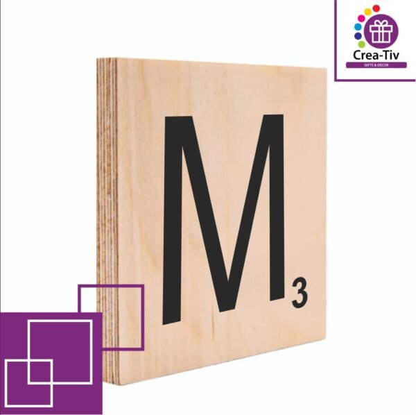 SCRABBLE BLOCK M