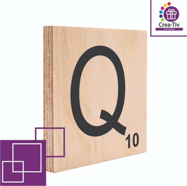 SCRABBLE BLOCK Q