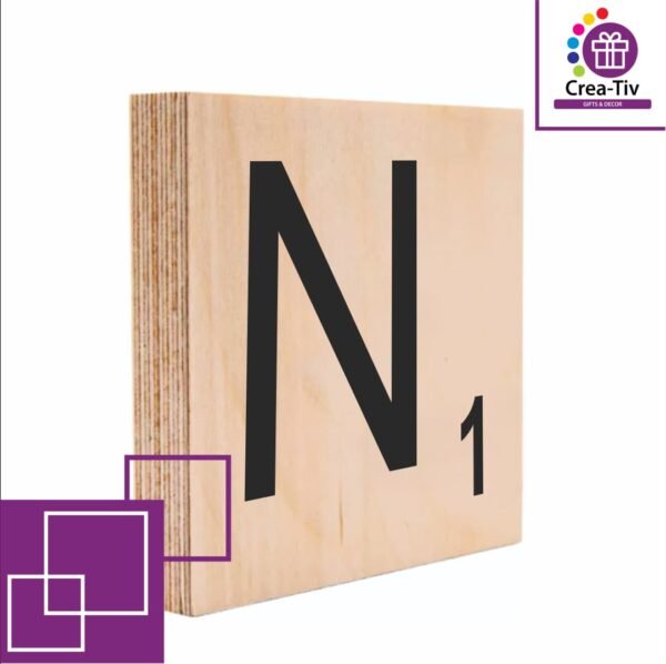 SCRABBLE BLOCK N