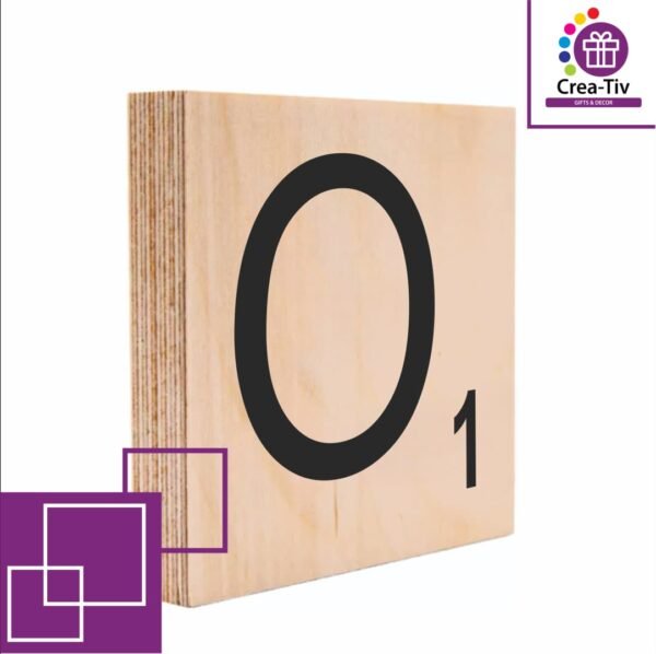 SCRABBLE BLOCK O