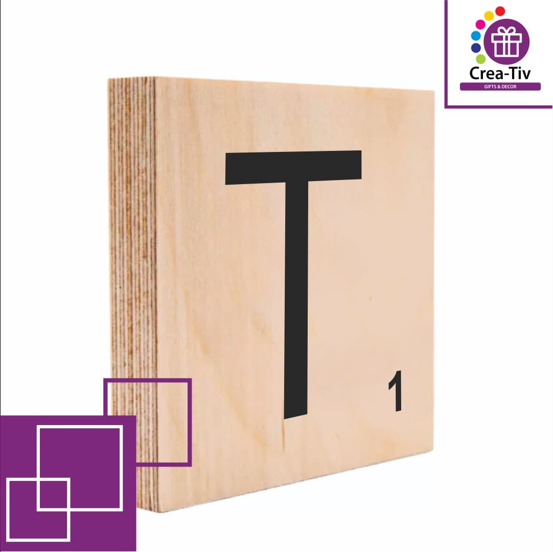 SCRABBLE BLOCK T