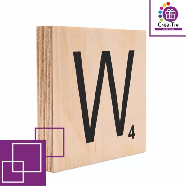 SCRABBLE BLOCK W