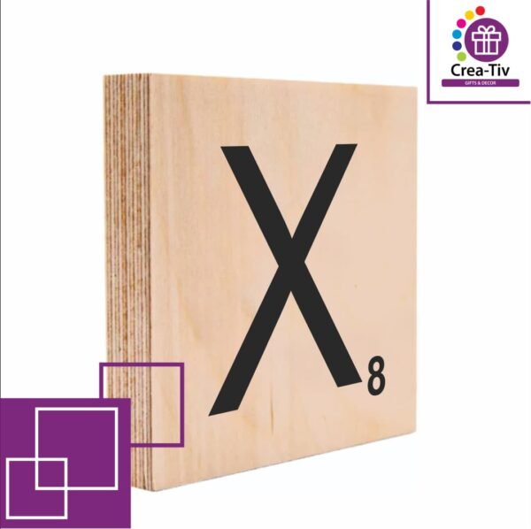 SCRABBLE BLOCK X