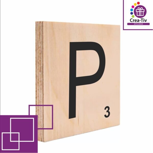 SCRABBLE BLOCK P