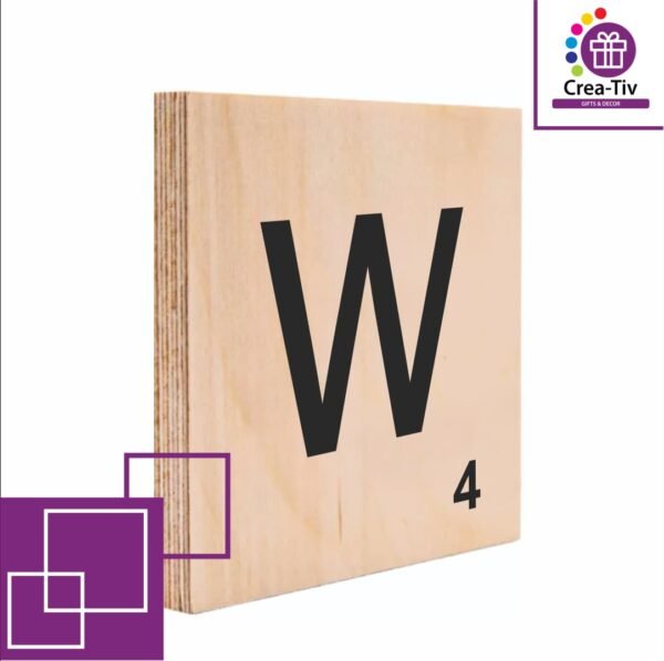 SCRABBLE BLOCK W