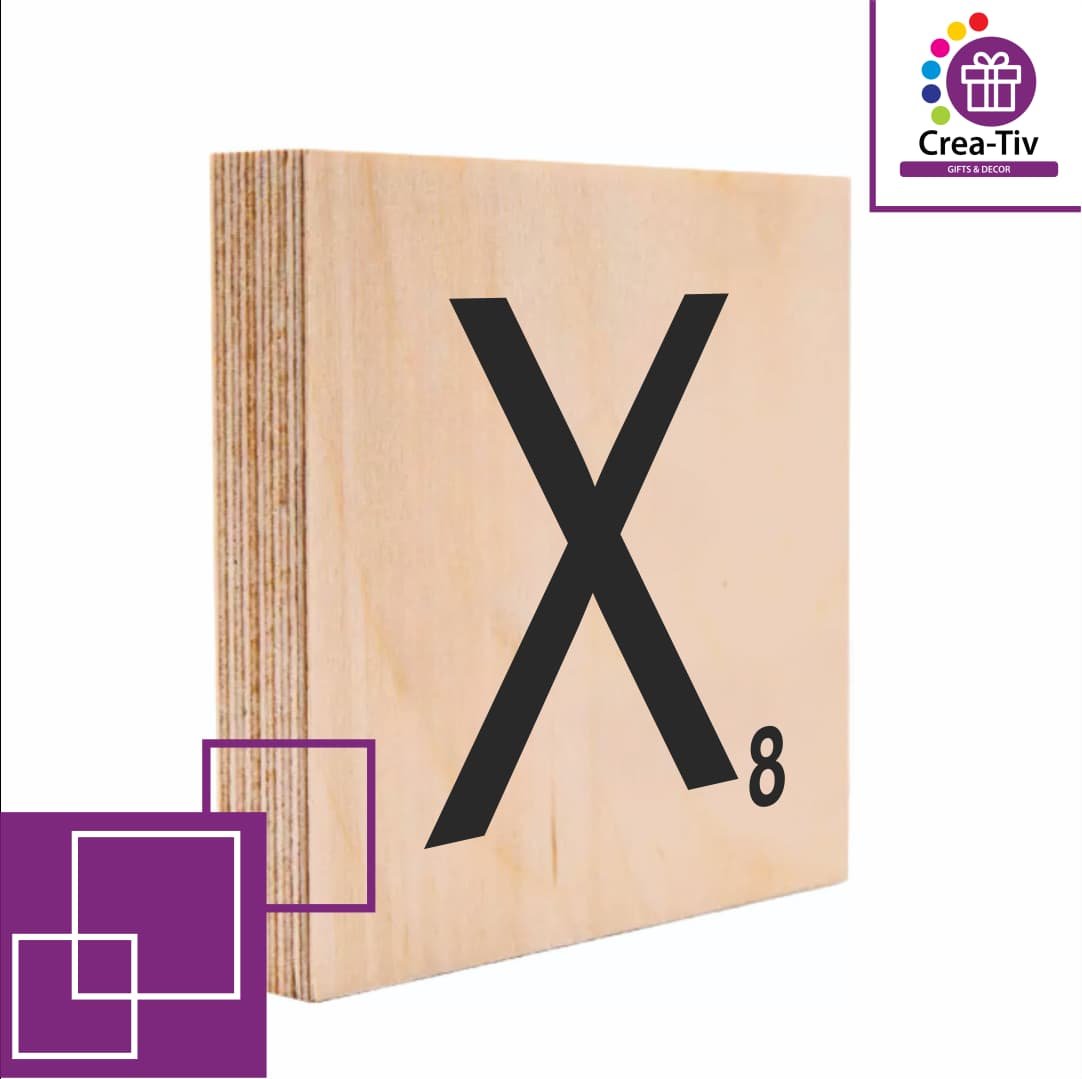 SCRABBLE BLOCK X